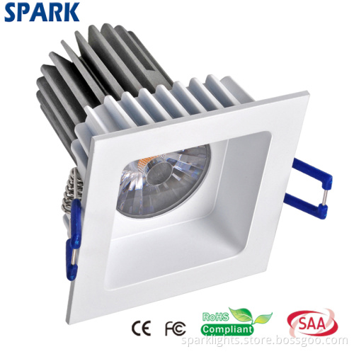 Dimmable Square Bridgelux 8W LED Ceiling Downlight